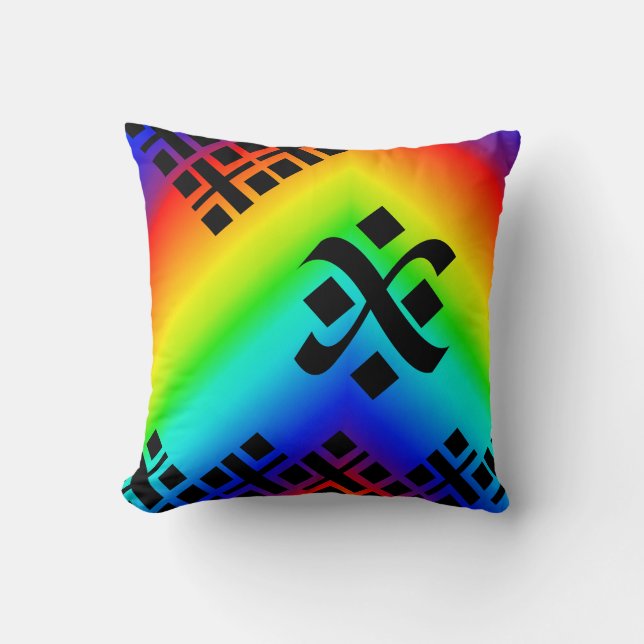 Coussin Arc-en-ciel (Recto)
