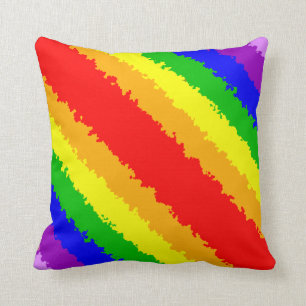 Coussin Arc-en-ciel clair et coloré