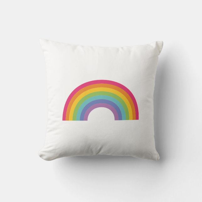 Coussin Arc-en-ciel de la Journée de la fierté (Recto)