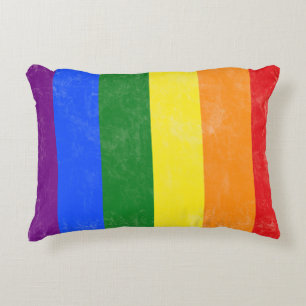 Coussin arc-en-ciel désorganisé