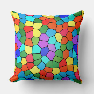 Coussin Arc-en-ciel en verre tendu 2183
