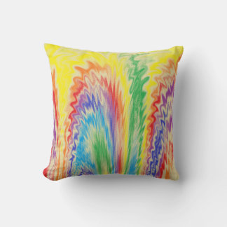Coussin Arc-en-ciel explosif