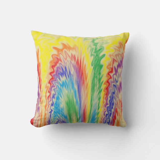 Coussin Arc-en-ciel explosif (Recto)