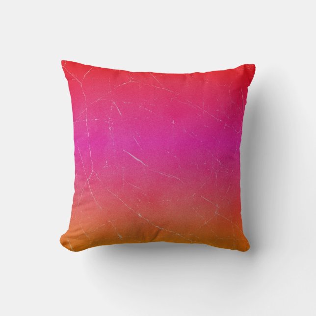 Coussin Arc-en-ciel Gradient Art Abstrait (Recto)