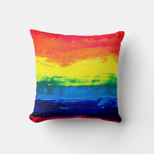 Coussin Arc en ciel horizontal