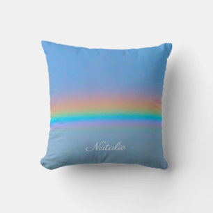 Coussin Arc-en-ciel naturel