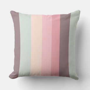 Coussin arc-en-ciel pastel