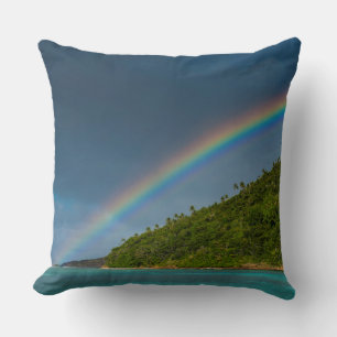 Coussin Arc-en-ciel sur une île, Samoa américaines
