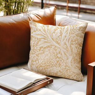 Coussin Arcadia William Morris Hawthorn Motif Feuille