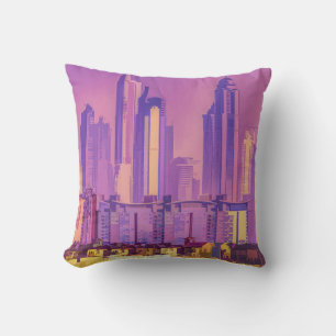 Coussin Architecture de l'art de Dubaï