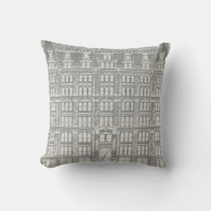 Coussin Architecture vintage, compagnie du canal Delaware