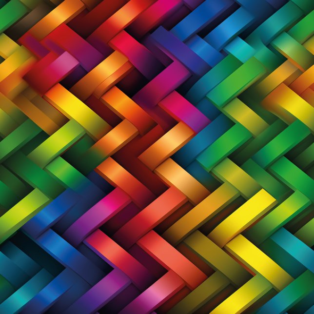 Coussin Arcoíris de Geometría Vibrante (Créateur téléchargé)