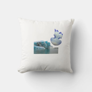 Coussin Arctic Serenity Pillow – Iceberg and Jellyfish Na
