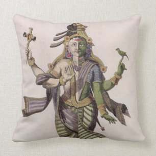 Coussin Ardhanarishvara, de 'voyage Indes aux. et d'une La