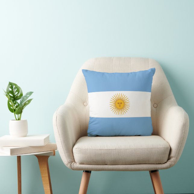 Coussin Argentina flag (Chaise)