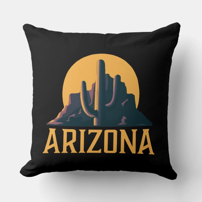 Coussin Arizona États-Unis d'Amérique (Recto)