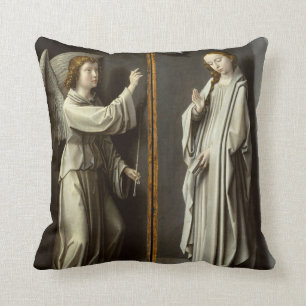 Coussin Arkhangel Gabriel ; La Vierge Annunciate