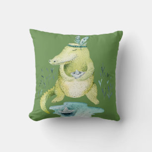 Coussin Arlena l'alligator