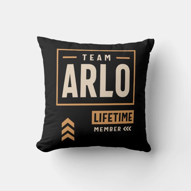 Coussin Arlo Nom Personnalisé - Funny Arlo (Recto)
