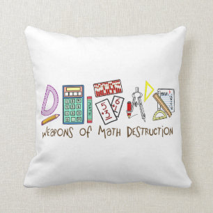 Coussin Armes de destruction de maths