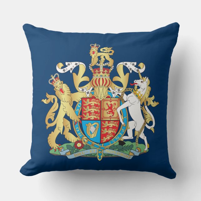 Coussin Armoiries britanniques (Recto)