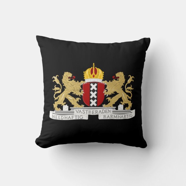 Coussin Armoiries d'Amsterdam (Recto)