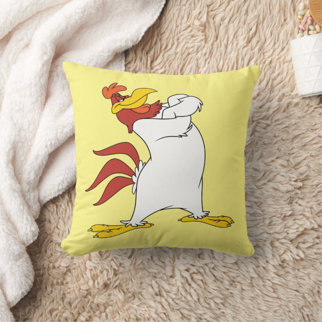 Coussin Armoiries de Foghorn Leghorn franchies (Couverture)