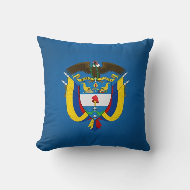Coussin Armoiries de la Colombie (Recto)