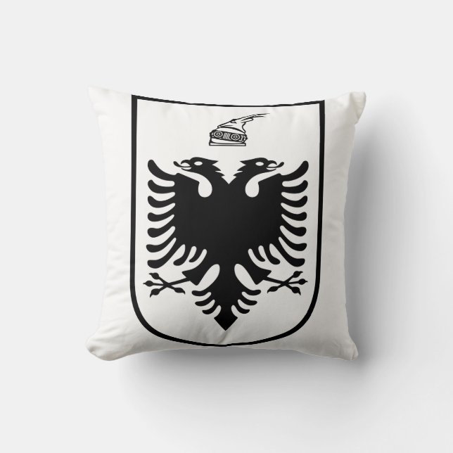 Coussin Armoiries de l'Albanie (Recto)