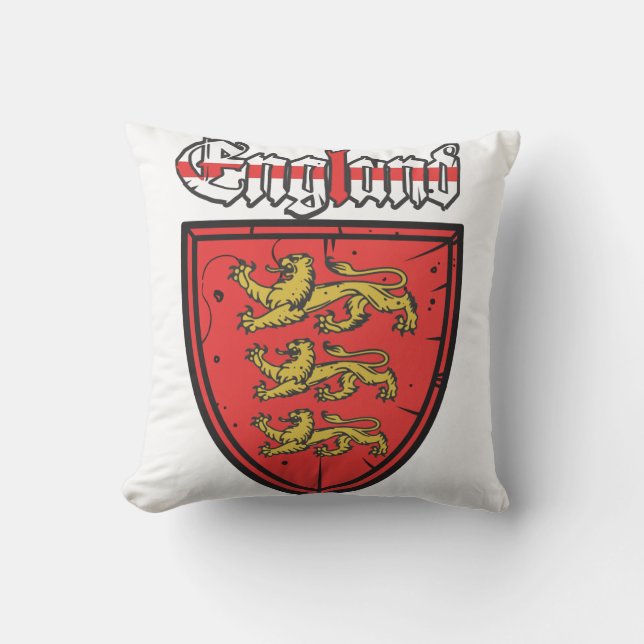 Coussin Armoiries de l'Angleterre (Recto)