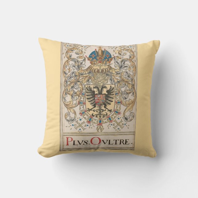 Coussin Armoiries de l'empereur Charles V (Recto)