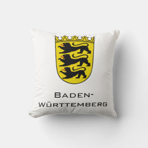 Coussin Armoiries de l'État de Bade-Wurtemberg, œuvre d'ar