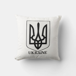 Coussin Armoiries de l'État de l'Ukraine Art minimaliste