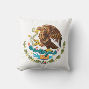 Coussin armoiries de pays Mexique symbole emblème drapeau