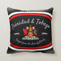 Armoiries de Trinité-et-Tobago Motif à points blan