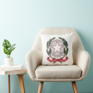 Coussin Armoiries Italie pays symbole drapeau emblème ital