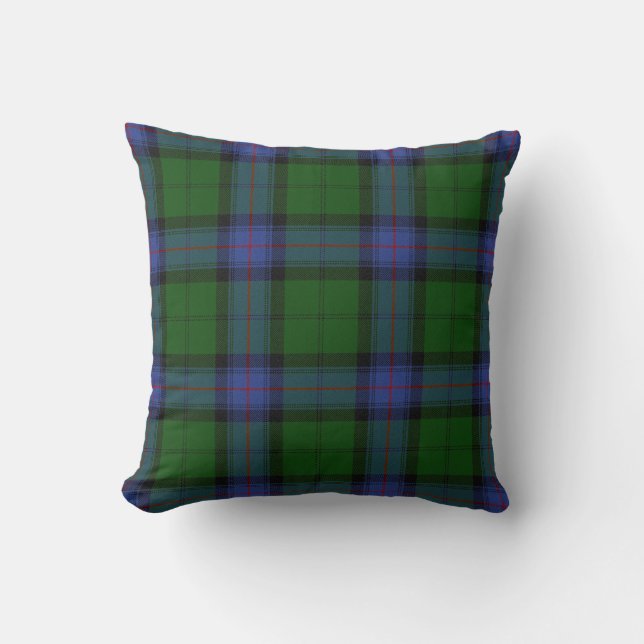 Coussin Armstrong Clan Tartan Scottish Plaid Motif (Recto)
