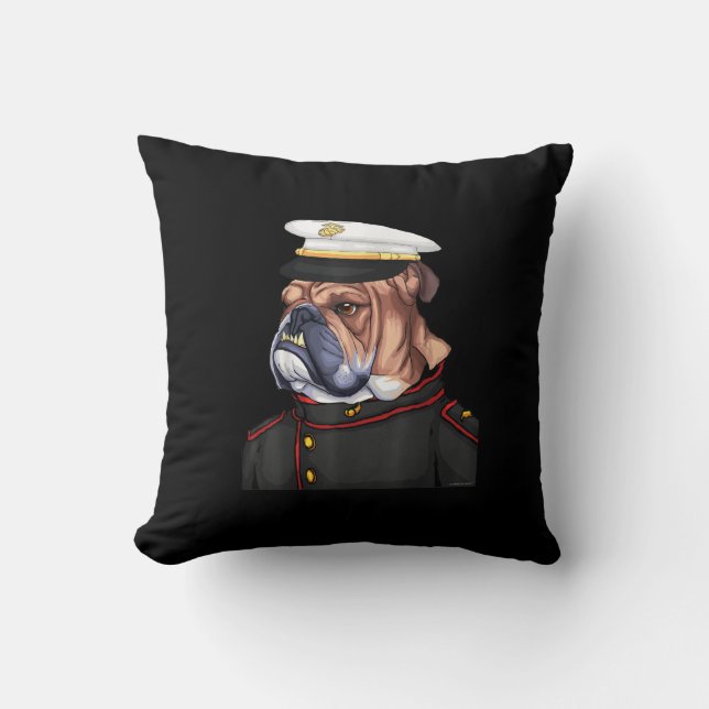 Coussin Army Bulldog (Recto)