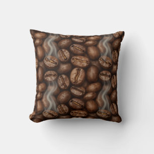Coussin Arôme de vapeur de grains de café fraîchement torr
