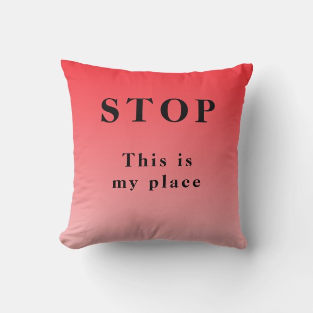 Coussin Arrêt   - (Recto)