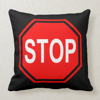 COUSSIN ARRÊT COOL / SIGNE DE DÉPART DE LA RUE CUSHION - N