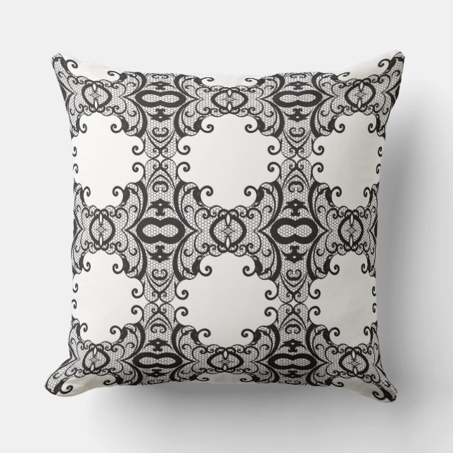 Coussin Arrière - plan 2 de dentelle (Recto)