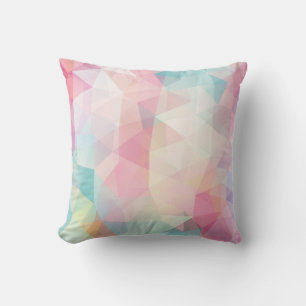 Coussin arrière - plan abstrait constitué de trianglesback