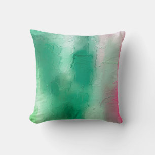 Coussin Arrière - plan abstrait graphique de trait de bros