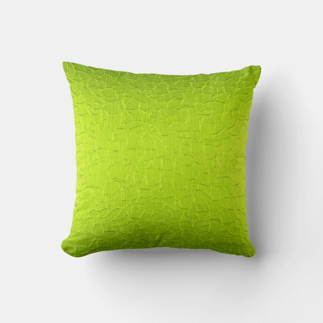 Coussin Arrière - plan abstrait moderne de vert de chaux (Recto)