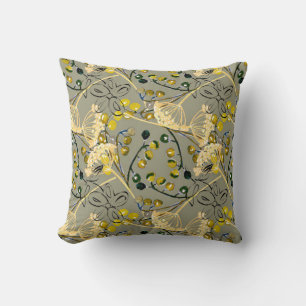 Coussin Arrière - plan aquarelle, motif transparent