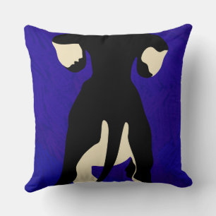 Coussin Arrière-plan bleu