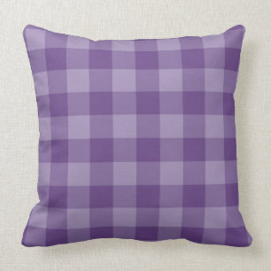 Coussin Arrière - plan checkered violet