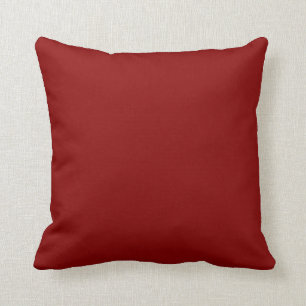 Coussin Arrière - plan couleur solide rouge profond