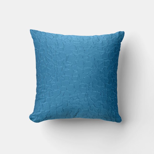 Coussin Arrière - plan d'art bleu (Recto)